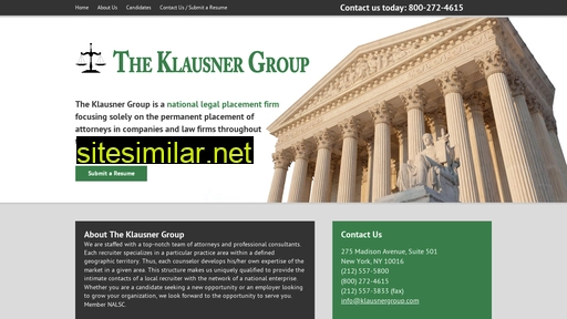 klausnergroup.com alternative sites