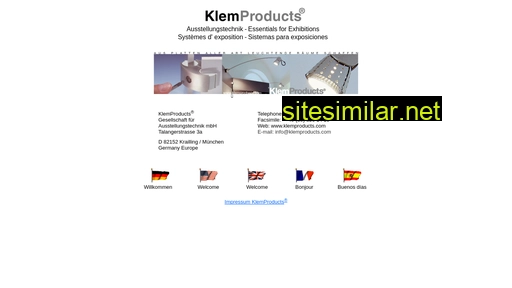 Klemproducts similar sites