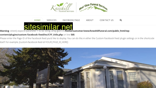 kneehillfuneral.com alternative sites