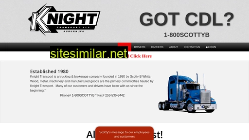 knighttransport.com alternative sites