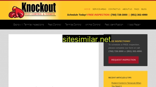 knockoutpestcontrolandtermite.com alternative sites