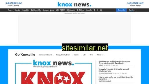 Knoxnews similar sites