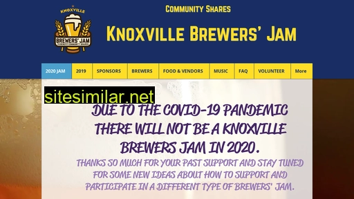 knoxvillebrewersjam.com alternative sites