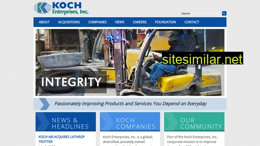 kochenterprises.com alternative sites