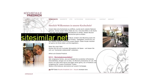 kochschule-friedrich.com alternative sites