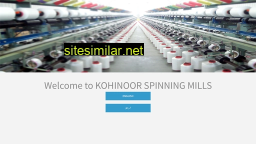 kohinoorspinningmills.com alternative sites