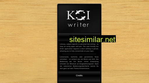 koi-writer.com alternative sites