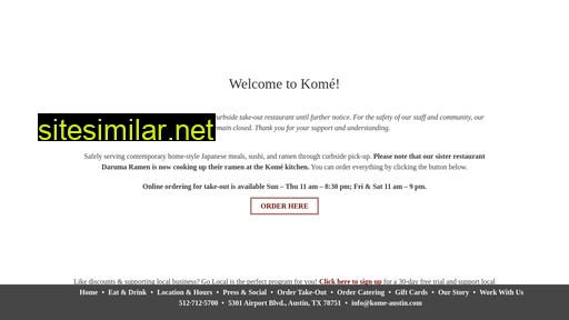 kome-austin.com alternative sites
