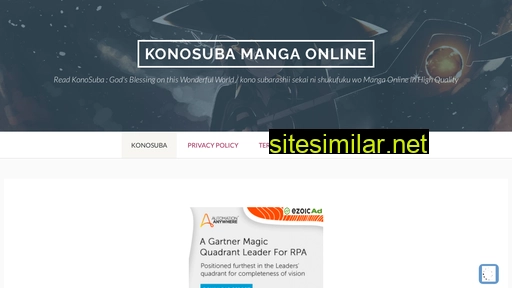 konosubamanga.com alternative sites