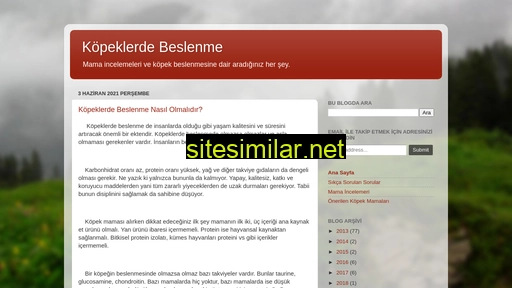 kopeklerdebeslenme.blogspot.com alternative sites