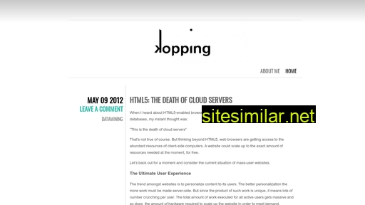 kopping.wordpress.com alternative sites