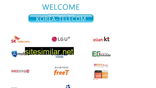 Korea-telecom similar sites