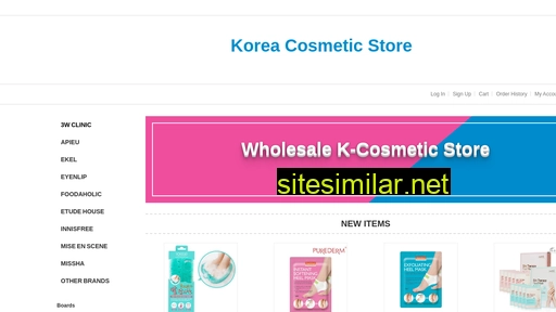 Koreacosmeticstore similar sites