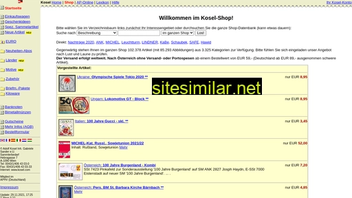 kosel.com alternative sites