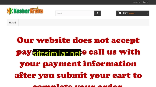 kosherkrafts.com alternative sites