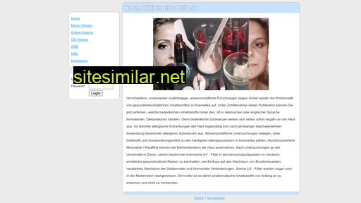 kosmetik-inhaltsstoffe.com alternative sites