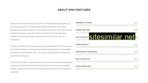 Kpnventures similar sites