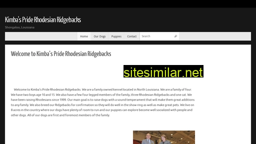 kprhodesianridgebacks.com alternative sites
