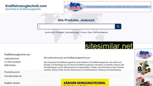 kraftfahrzeugtechnik.com alternative sites