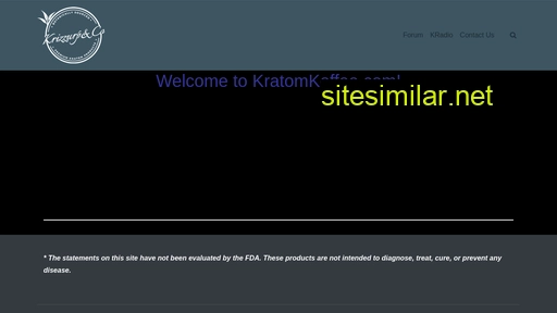 kratomkoffee.com alternative sites