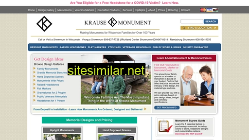 krausemonument.com alternative sites