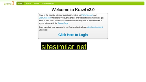 Krawl similar sites