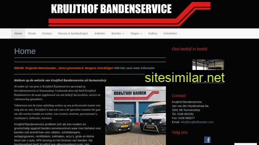 kruijthofbanden.com alternative sites