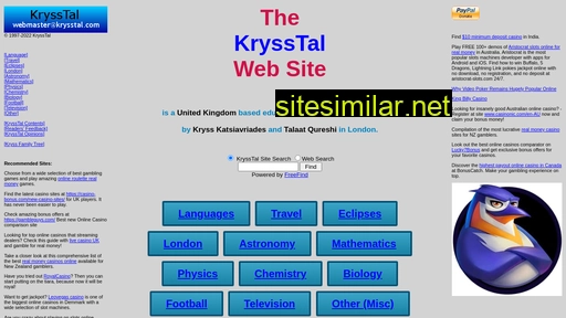 krysstal.com alternative sites
