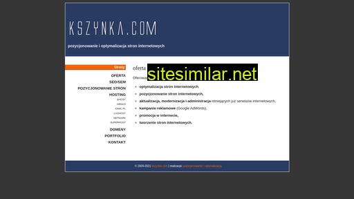 Kszynka similar sites