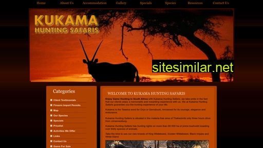 kukamahuntingsafaris.com alternative sites