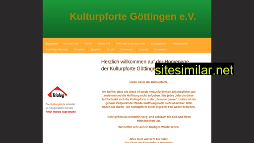 kulturpforte-goettingen.jimdofree.com alternative sites