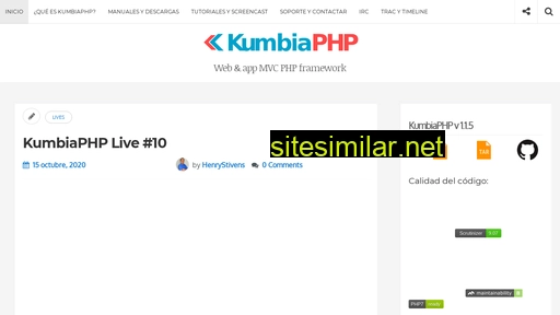 kumbiaphp.com alternative sites