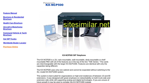 Kx-ncp500 similar sites