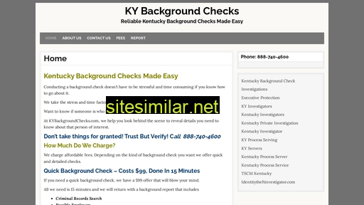 Kybackgroundchecks similar sites