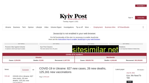 kyivpost.com alternative sites