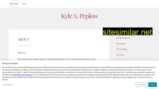 kyleapeplow.wordpress.com alternative sites