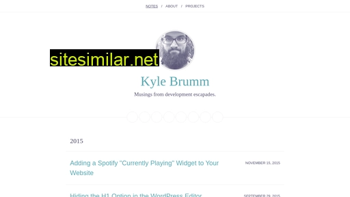 kylebrumm.com alternative sites