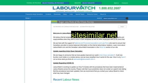 Labourwatch similar sites