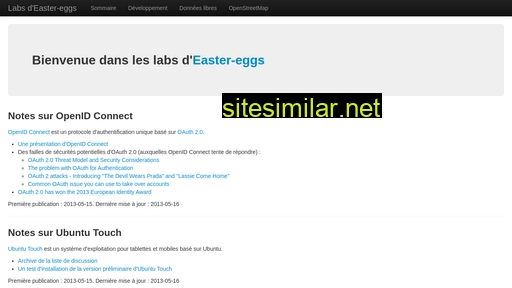labs.easter-eggs.com alternative sites