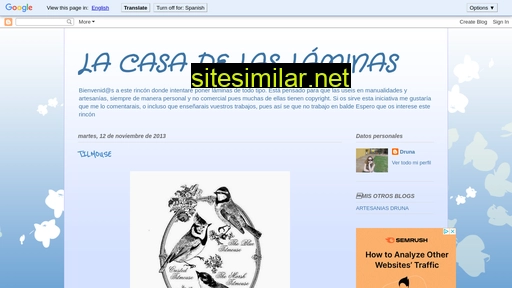 lacasadelaslaminas.blogspot.com alternative sites