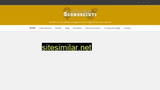 lacenadeglisconosciuti.com alternative sites