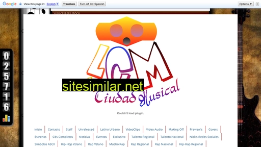 Laciudadmusicalwebsite similar sites
