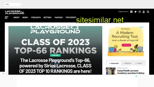 lacrosseplayground.com alternative sites