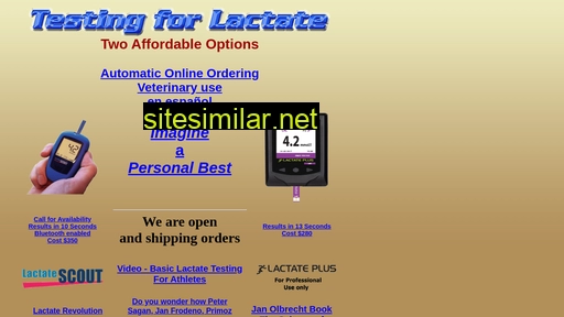 lactate.com alternative sites