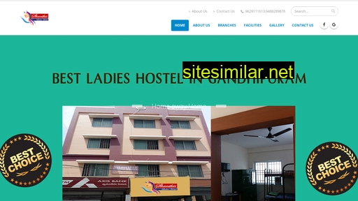 ladieshostelingandhipuram.com alternative sites