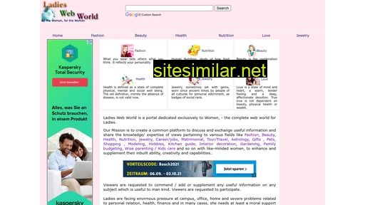 Ladieswebworld similar sites