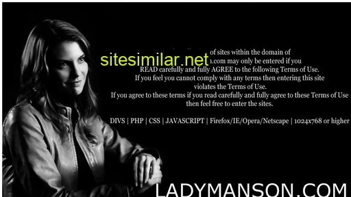 ladymanson.com alternative sites