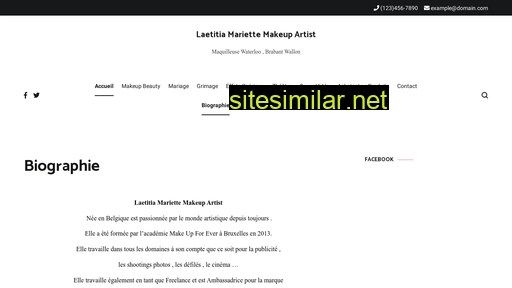 laetitiamakeupartist.com alternative sites