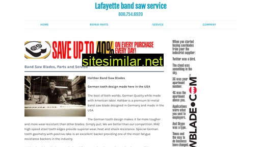 lafayettebandsawservice.com alternative sites