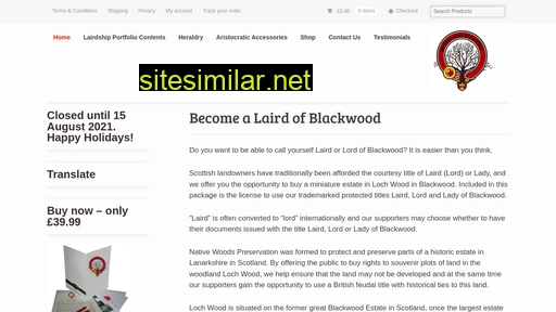 lairdofblackwood.com alternative sites